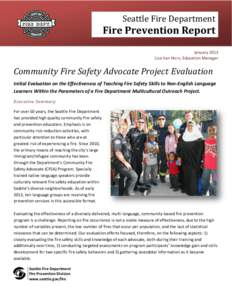 Public safety / Safety / Seattle Fire Department / Fire safety / Fire department / Great Seattle fire / Firefighting / Fire prevention / Fire