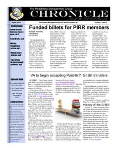 The Readiness Management Group  chronicle News for the Individual Reservist Readiness Management Group, Warner Robins, GA