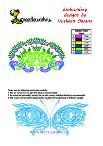 Embroidery designs by Vushkan Oksana Robison-Anton Rayon 1