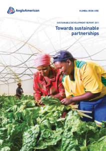 KUMBA IRON ORE  SUSTAINABLE DEVELOPMENT REPORT 2011 Towards sustainable partnerships