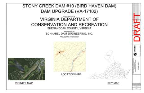 PROJECT SITE  LOCATION MAP VICINITY MAP SCHNABEL DAM ENGINEERING, INC.