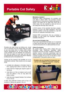 Portable Cot Safety  Child Accident Prevention Foundation of Australia March 2013