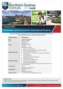 TAFE NSW / Knowledge / Student orientation / Education / Vocational education / Technical and further education