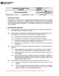 Microsoft Word - FCX Fatigue Mgmt Guideline.docx