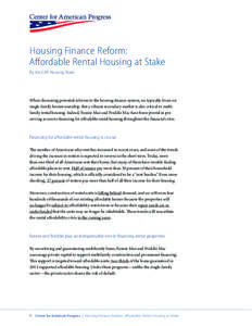 Fannie Mae / Freddie Mac / Federal Housing Administration / Government-sponsored enterprise / Low-Income Housing Tax Credit / Government National Mortgage Association / Mortgage industry of the United States / Affordable housing / Economy of the United States