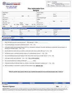 Oral Oncology Referral Form