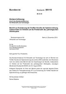 Bundesrat  Drucksache