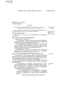 PUBLIC LAW 111–239—SEPT. 27, [removed]STAT[removed]Public Law 111–239 111th Congress