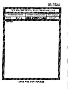 8EHQ-11-18490A  TSCA 8(e) Notice