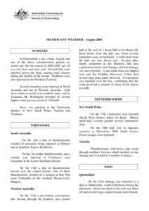 Thunderstorm / Blizzards / Cyclone Vance / 1995–96 Australian region cyclone season / Meteorology / Atmospheric sciences / Wind