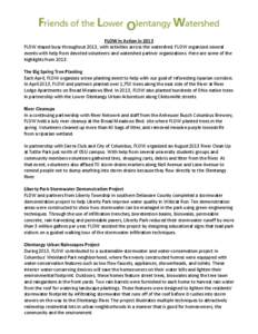 Water pollution / Neighborhoods in Columbus /  Ohio / Environmental engineering / Water conservation / Environmental soil science / Olentangy River / Rain garden / Harrison West / Scioto River / Ohio / Environment / Geography of the United States