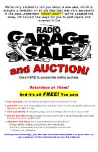 Radio Garage Sale flyer 6