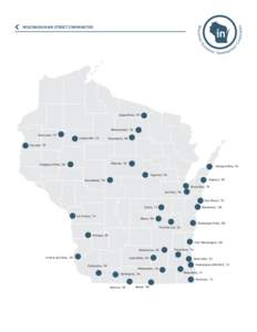 WISCONSIN MAIN STREET COMMUNITIES  Eagle River, ‘99 Rhinelander, ‘06 Rice Lake, ‘91