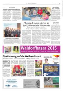 RAVENSBURG  Freitag, 20. November 2015 Schwäbische Zeitung