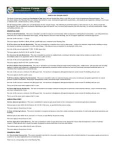 ZONES IN SAN JOAQUIN COUNTY The Board of Supervisors adopted the Development Title along with the General Plan 2010 in July 1992 as part of the Comprehensive Planning Program. This document replaces the Planning Title an