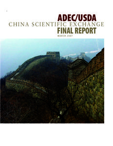 ADEC/USDA CHINA SCIENTIFIC EXCHANGE[removed]ADEC/USDA CHINA SCIENTIFIC EXCHANGE