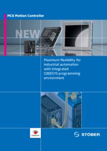 MC6 Motion Controller  Maximum flexibility for industrial automation with integrated CODESYS programming