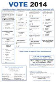 TO VOTE, COMPLETELY FILL IN THE OVAL NEXT TO YOUR CHOICE. DISTRICT COURT OF APPEAL