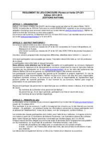 REGLEMENT_CCRS_PLUMES_2014-2015_CP-CE1