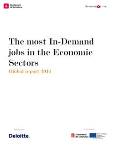 The most In-Demand jobs in the Economic Sectors Global reportElaborated by:
