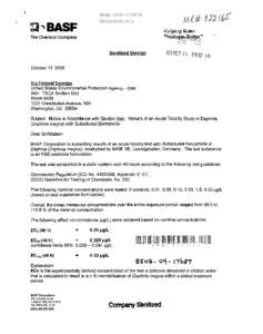 8EHQ-09-17687A  TSCA 8(e) Notice