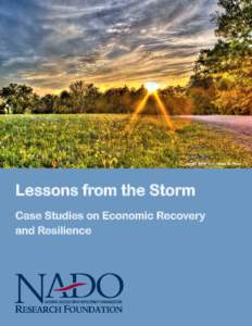 Credit: Flickr user Jason St. Peter.  Lessons from the Storm Case Studies on Economic Recovery and Resilience