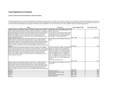 John Hancock Life Long-Term Care Insurance Rate History Worksheet