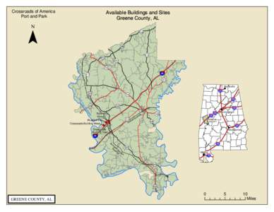 Crossroads of America Port and Park Available Buildings and Sites Greene County, AL