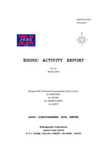 ISSN[removed]JP012-00-1 RNODC  ACTIVITY