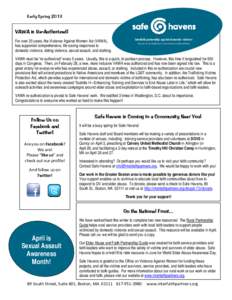 Microsoft Word - Early Spring 2013 Newsletter.docx