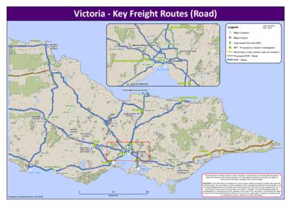 Victoria - Key Freight Routes (Road) CA G  Y