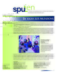 ien  Le Le bulletin socioprofessionnel du Syndicat des professeurs et professeures de l’Université Laval