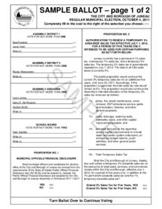 Juneau /  Alaska / Juneau School District / General obligation bond / Geography of the United States / Geography of Alaska / Alaska / Auke Bay /  Alaska