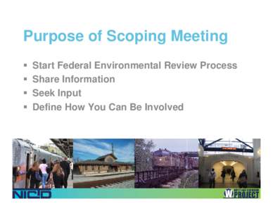 South Shore Line / Impact assessment / Metra / Hegewisch / National Environmental Policy Act / East Chicago / West Lake Corridor / Rail transportation in the United States / Transportation in the United States / Indiana