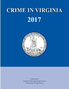 2017  CRIME IN VIRGINIA JANUARY-DECEMBER, 2017