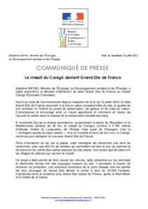 [removed]Le massif du Canigo devient Gd Site de France