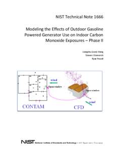 Modeling the Effects of Outdoor Use of Portable Gasoline Powered Generator Exhaust Use on Indoor Time Course Carbon Monoxide ProfilesExposures