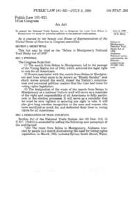 PUBLIC LAW[removed]—JULY 3, [removed]STAT. 293 Public Law[removed]101st Congress