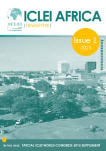 ICLEI AFRICA | NEWSLETTER | Issue