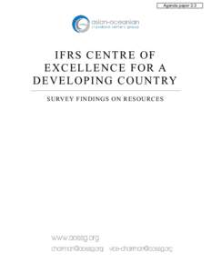 IFRS Centre of Excellence for a Developing Country