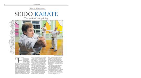 Karate / American karate / Kyokushin kaikan / Seidō juku / Martial arts / Combat / Tadashi Nakamura