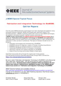 Microelectromechanical systems / Bio-MEMS / Shuvo Roy / Materials science / Microtechnology / Technology