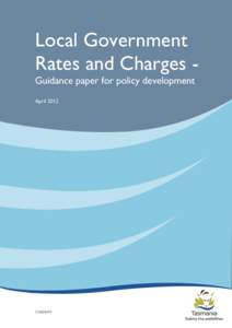 Local Government Rates and Charges Guidance paper for policy development April 2012 CA404695