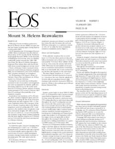 Eos,Vol. 86, No. 3, 18 January[removed]VOLUME 86 NUMBER 3