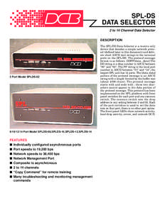 Network switch / OSI protocols / RS-232 / Transmission Control Protocol / Network architecture / Computing / Internet protocols / Port