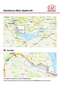 Directions to Micro- Epsilon UK  M62 Liverpool M62