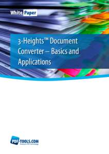 Whitepaper – 3-Heights™ Document Converter – Basics and Applications
