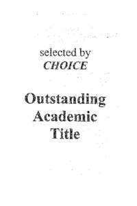 selected by JICE CHOICE Outstanding Academic Title  THE EVOLUTION OF