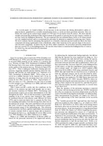 A P J ( ACCEPTED ) Preprint typeset using LATEX style emulateapj v[removed]EVIDENCE FOR ENHANCED PERSISTENT EMISSION DURING SUB-EDDINGTON THERMONUCLEAR BURSTS H AUKE W ORPEL 1,2 , D UNCAN K. G ALLOWAY 1 , DANIEL J. P RIC