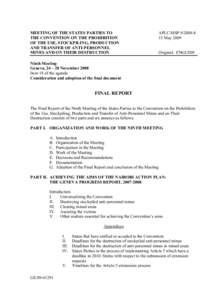 Peace / Ottawa Treaty / Australian Plague Locust Commission / Geneva International Centre for Humanitarian Demining / United Nations Mine Action Service / Demining / International Campaign to Ban Landmines / Mine action / Development / International relations